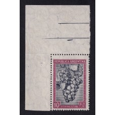 ARGENTINA 1935 GJ 764Aa ESTAMPILLA NUEVA MINT CON VARIEDAD CATALOGADA DOBLE  IMPRESIÓN DEL MARCO U$ 91